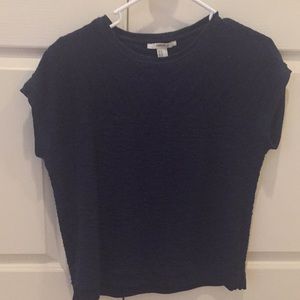 NEW short sleeve navy top